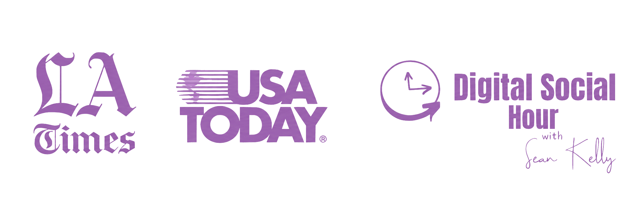 As featured in the LA Times, USA Today, and Digital Social Hour