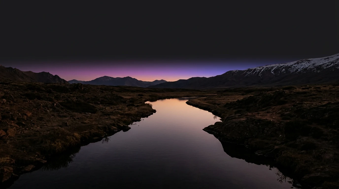 A still creek under warm low evening light, on Why parents miss the warning signs in autistic teens - The Endurant Way
